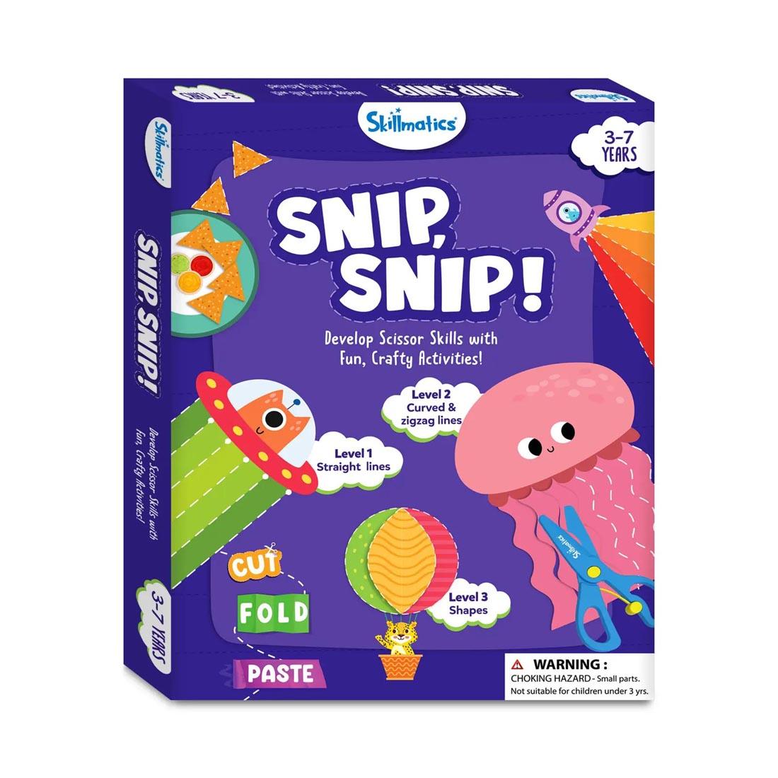 front of box for Snip Snip! Craft Activity Kit By Skillmatics