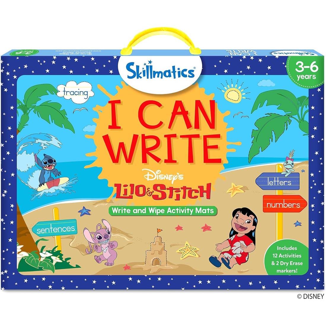 box for I Can Write Lilo & Stitch Write And Wipe Activity Mats By Skillmatics