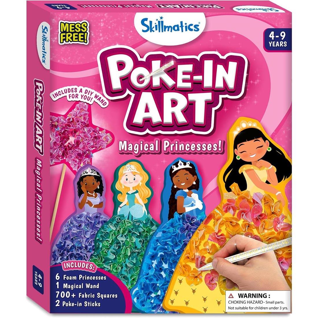 box for Poke-In Art Magical Princesses Craft Kit By Skillmatics