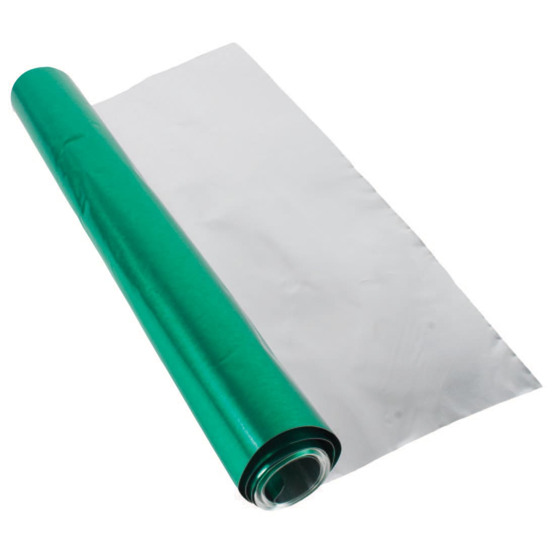 Roll of Silver/Emerald Green 2-Tone Decorator Tooling Foil by St. Louis Crafts