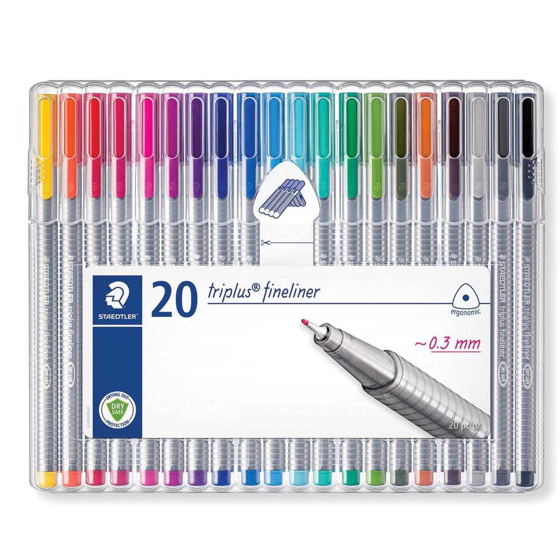 Staedtler Triplus Fineliner 20-Color Set