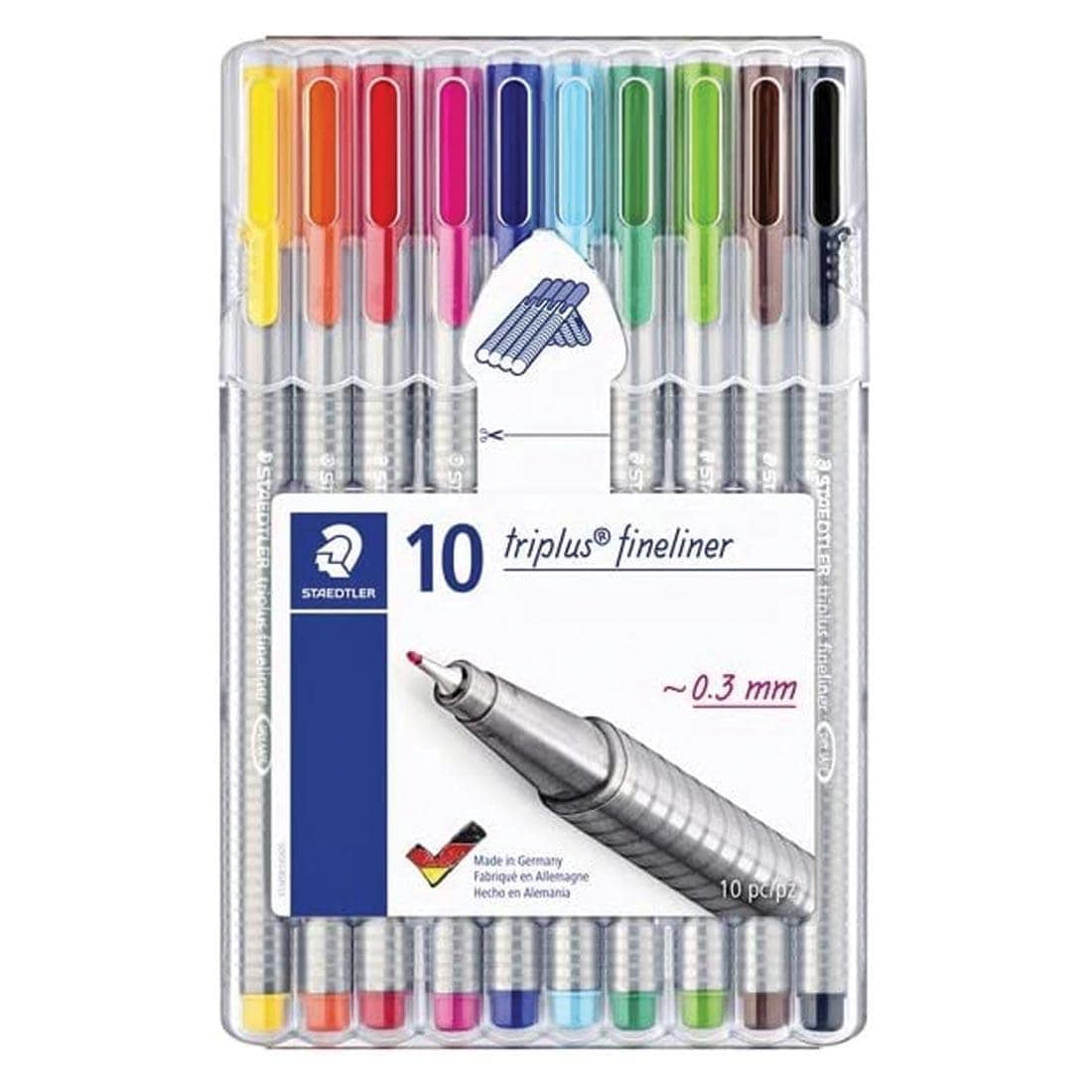 Staedtler Triplus Fineliner 10-Color Set