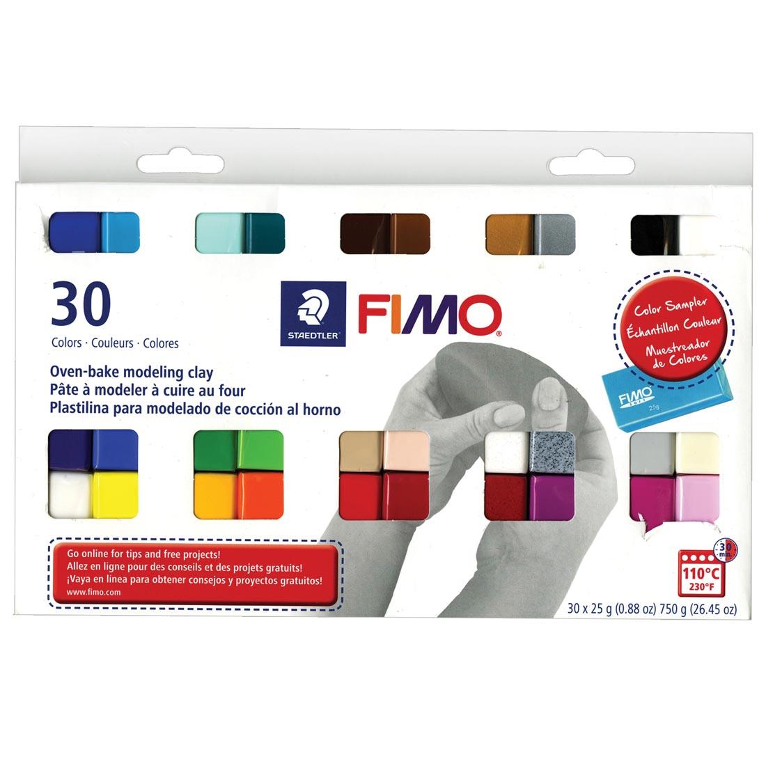 FIMO Oven-Bake Modeling Clay 30-Color Set