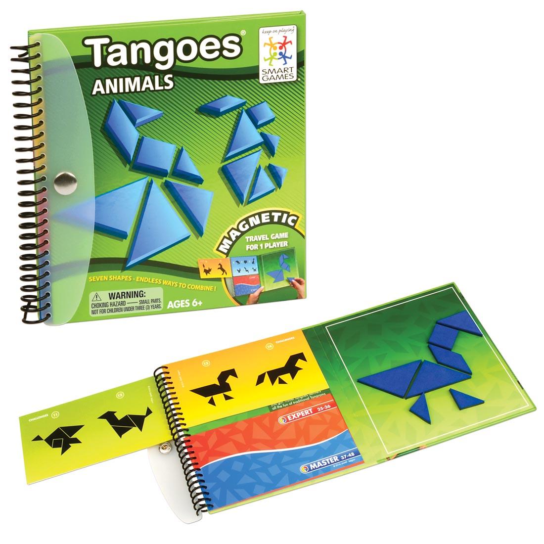 Tangoes Animals Magnetic Travel Game by Smart Games