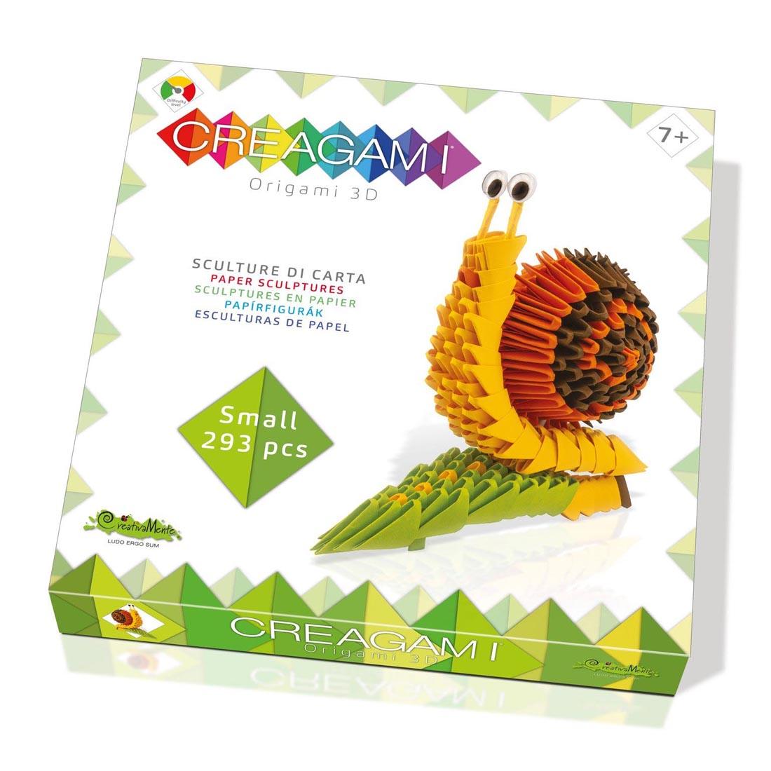 Snail On A Leaf Creagami 3D Origami Kit