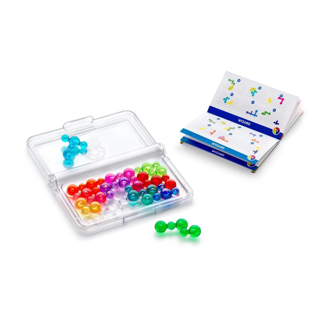 IQ Bubbles Puzzle Game with challenge book open