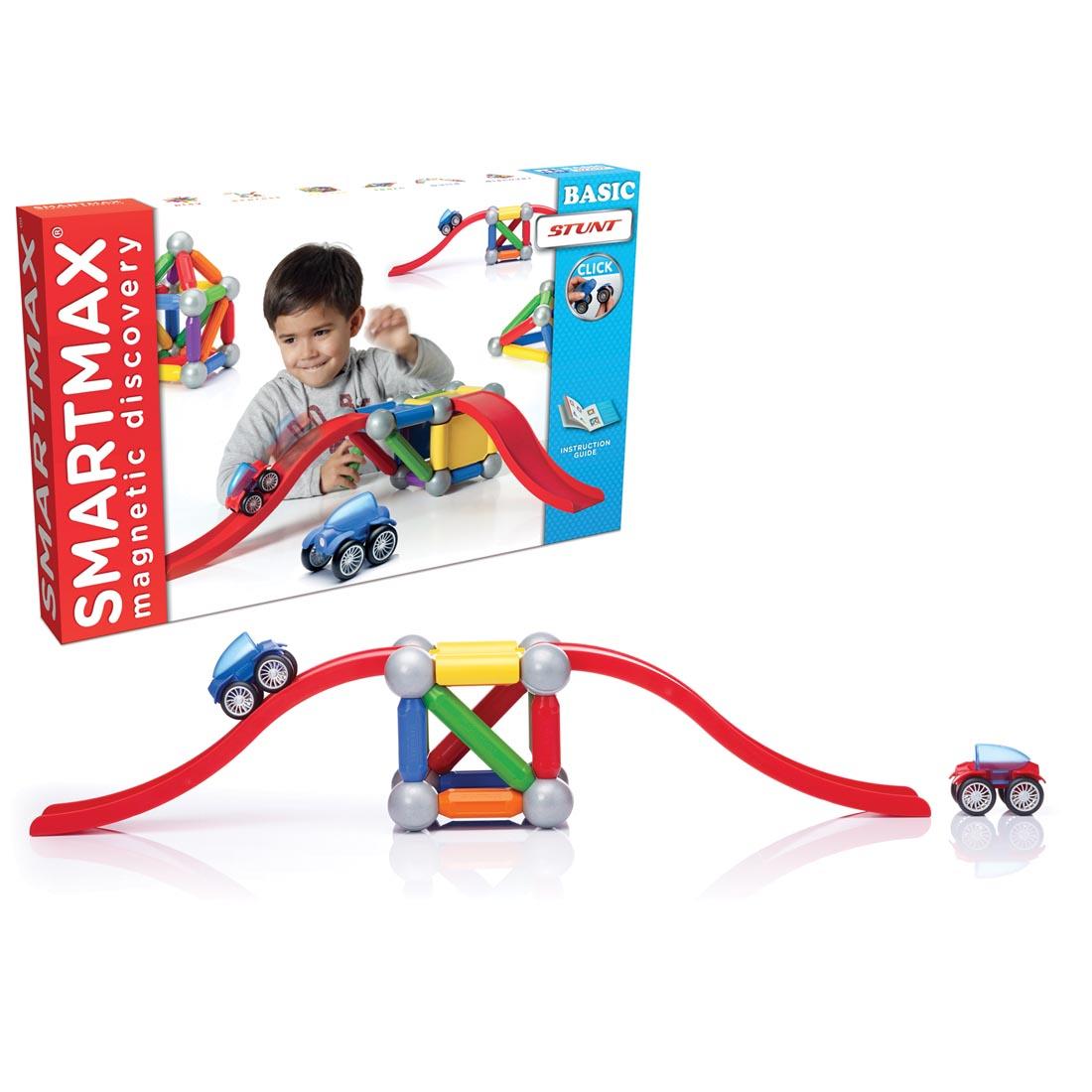 SMARTMAX Magnetic Discovery Stunt Set