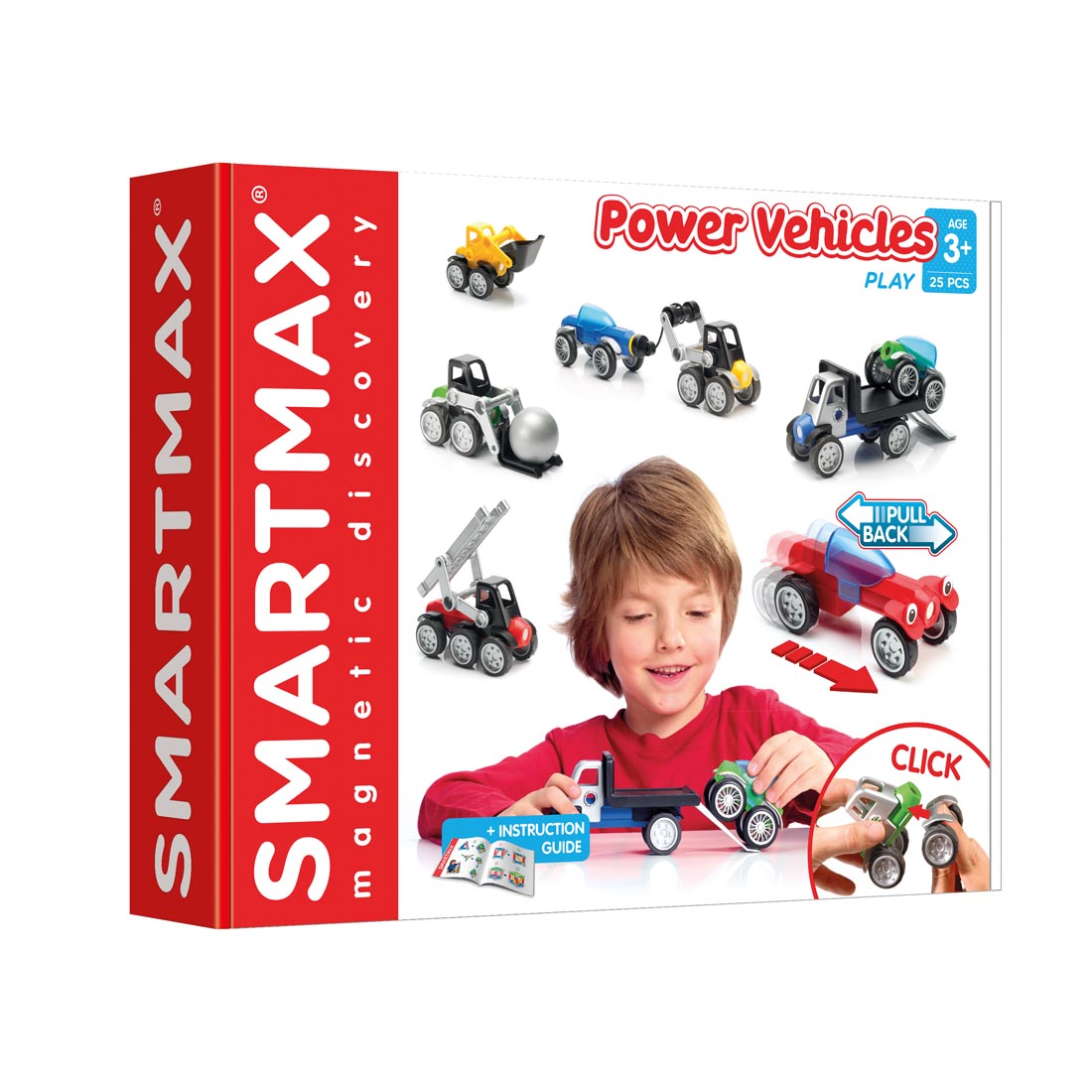 SMARTMAX Magnetic Discovery Power Vehicles Set