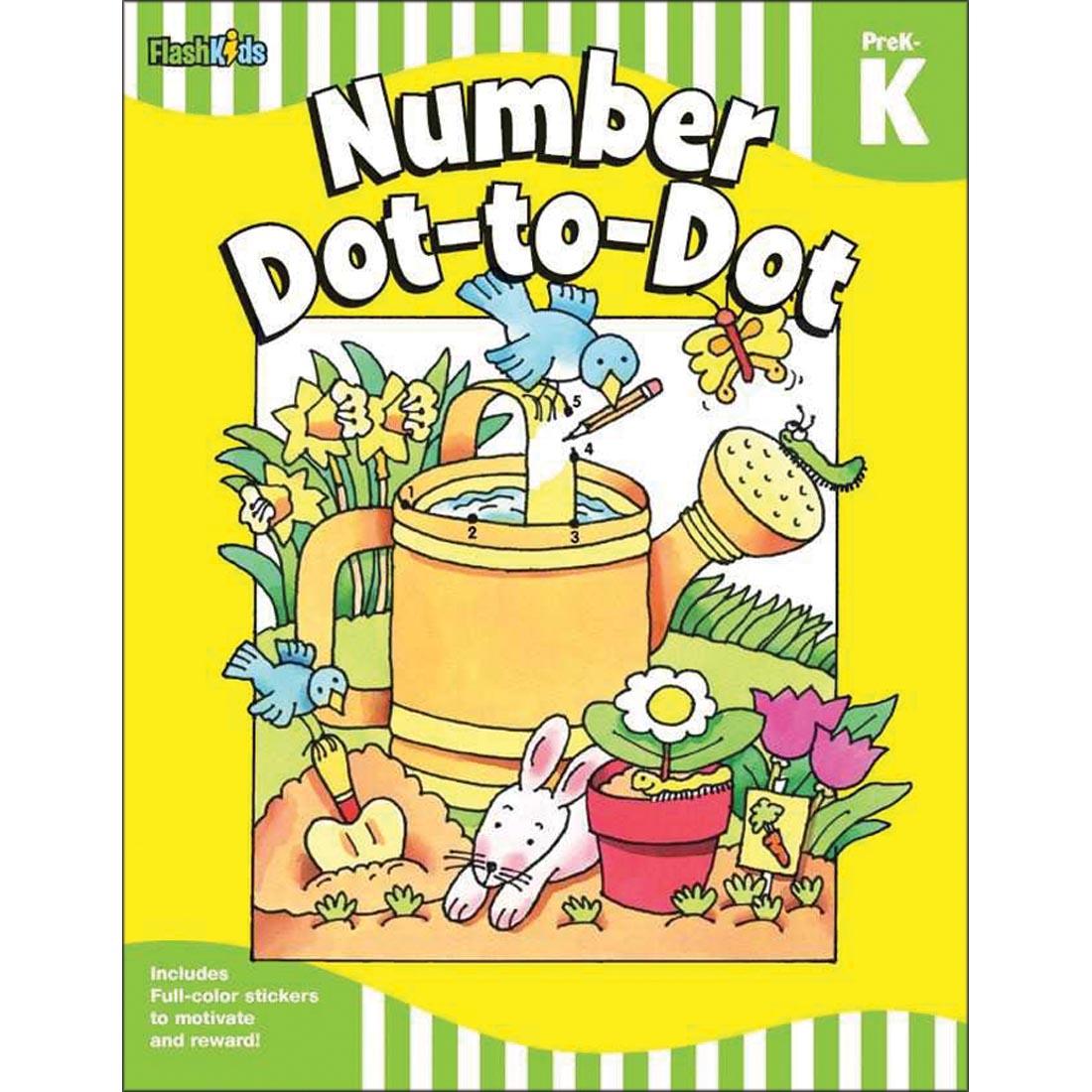 Number Dot-To-Dot Flash Skills Workbook Grades PreK-K