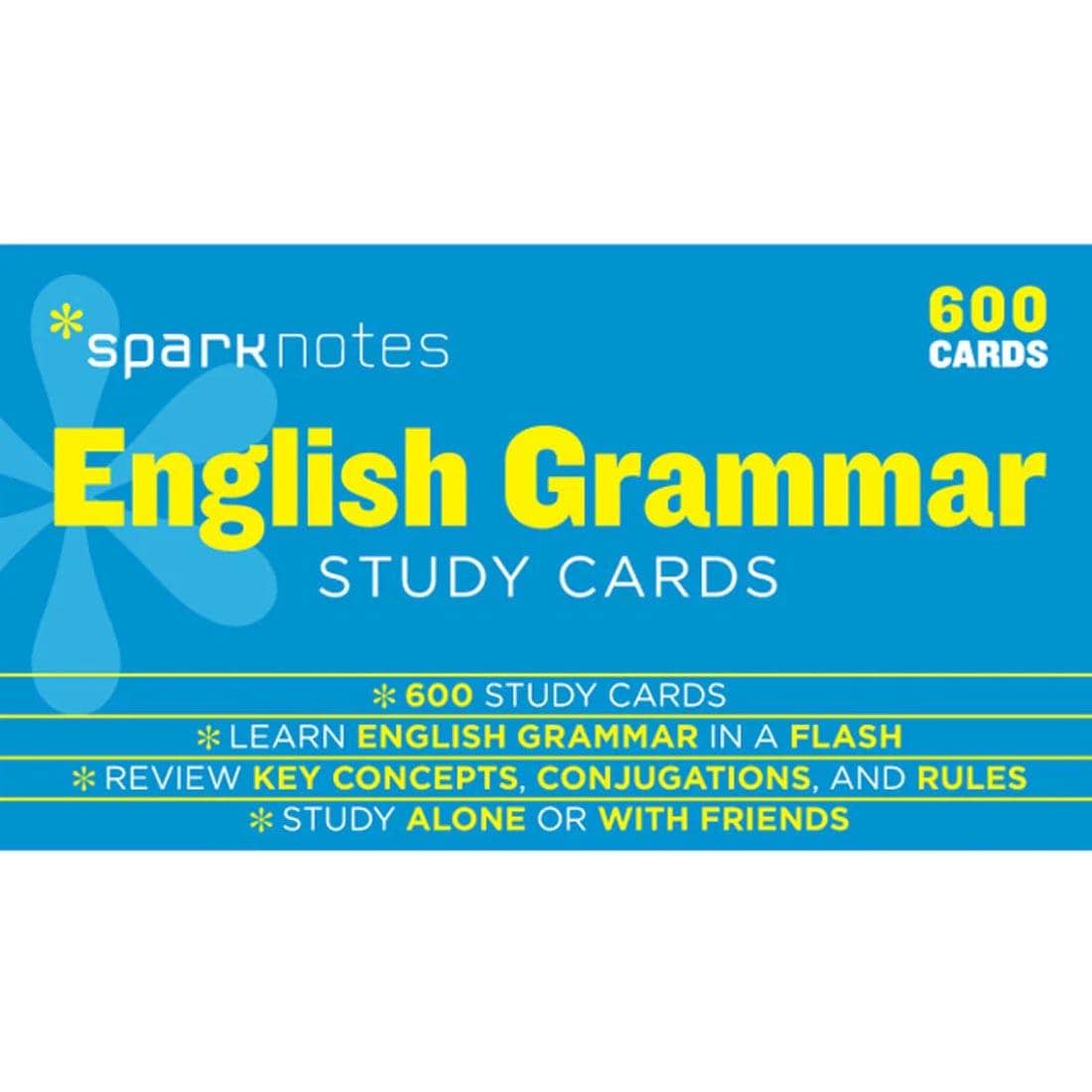 SparkNotes English Grammar Study Cards