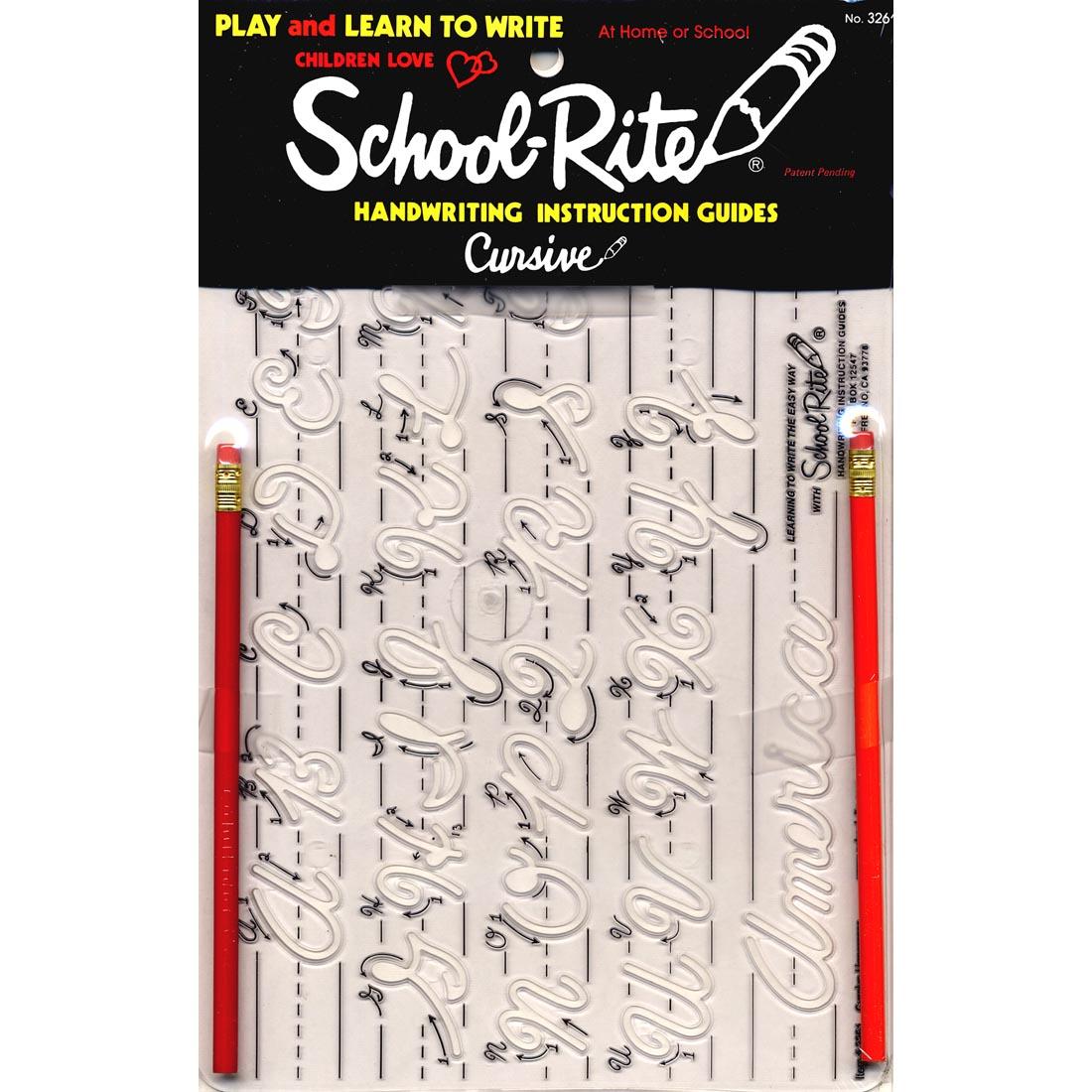 Handwriting Instruction Guide Cursive Uppercase