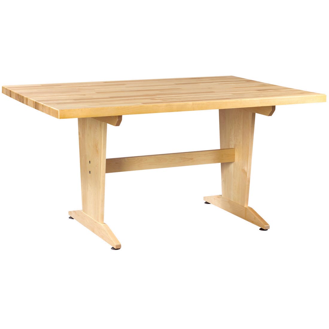 Pedestal Table with Maple Top