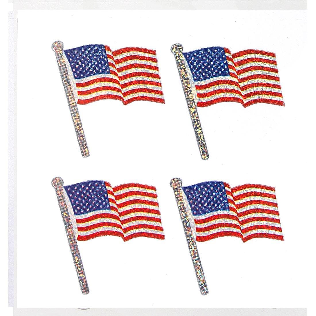 American Flag Stickers