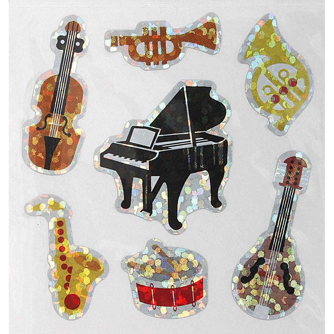 Musical Instrument Stickers