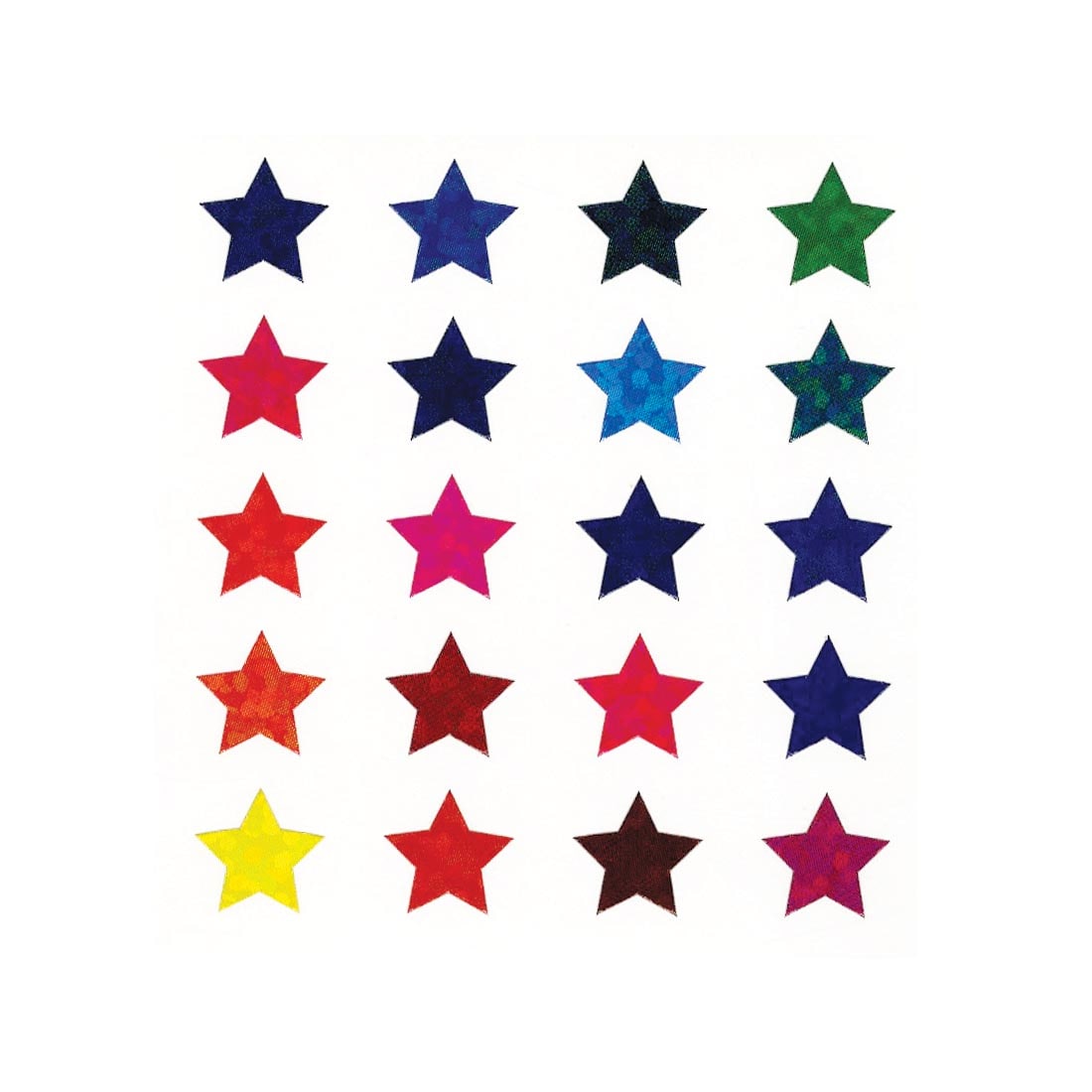 Small Star Stickers in assorted colors