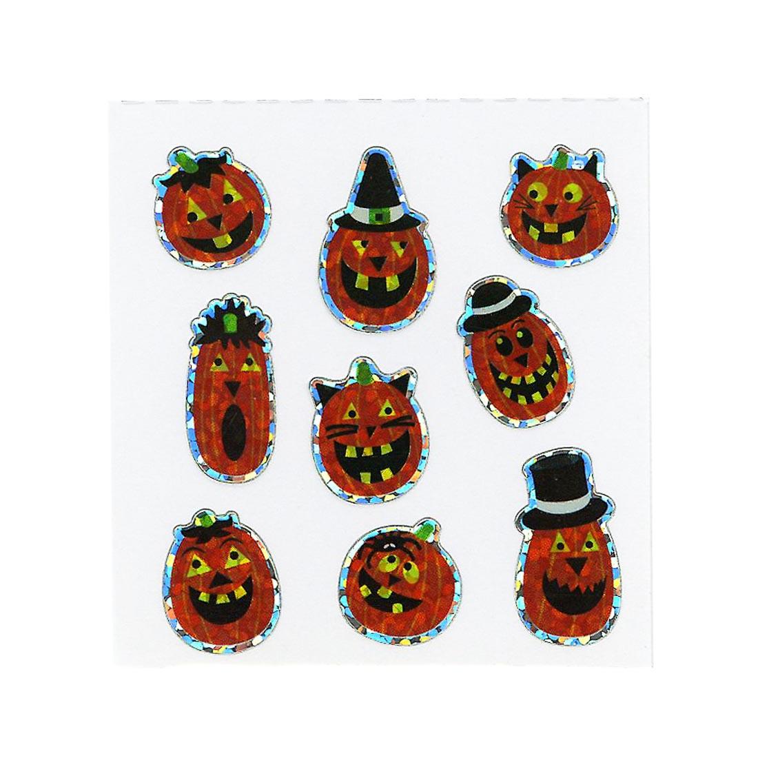 Jack-o-Lantern Stickers