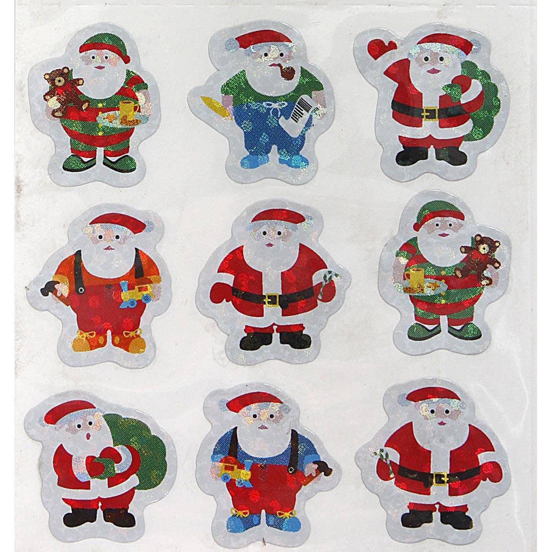 Santa Stickers