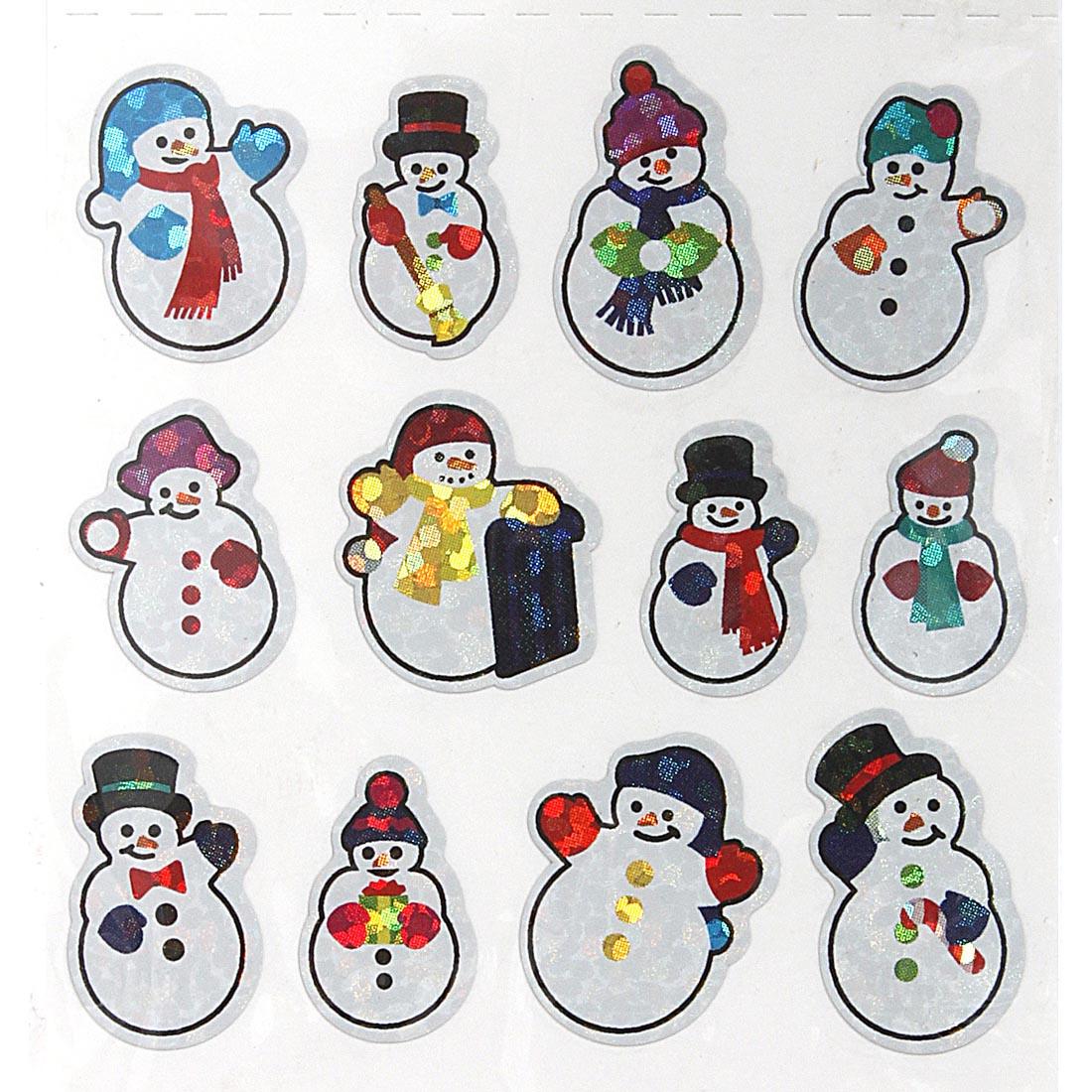 Snowmen Stickers