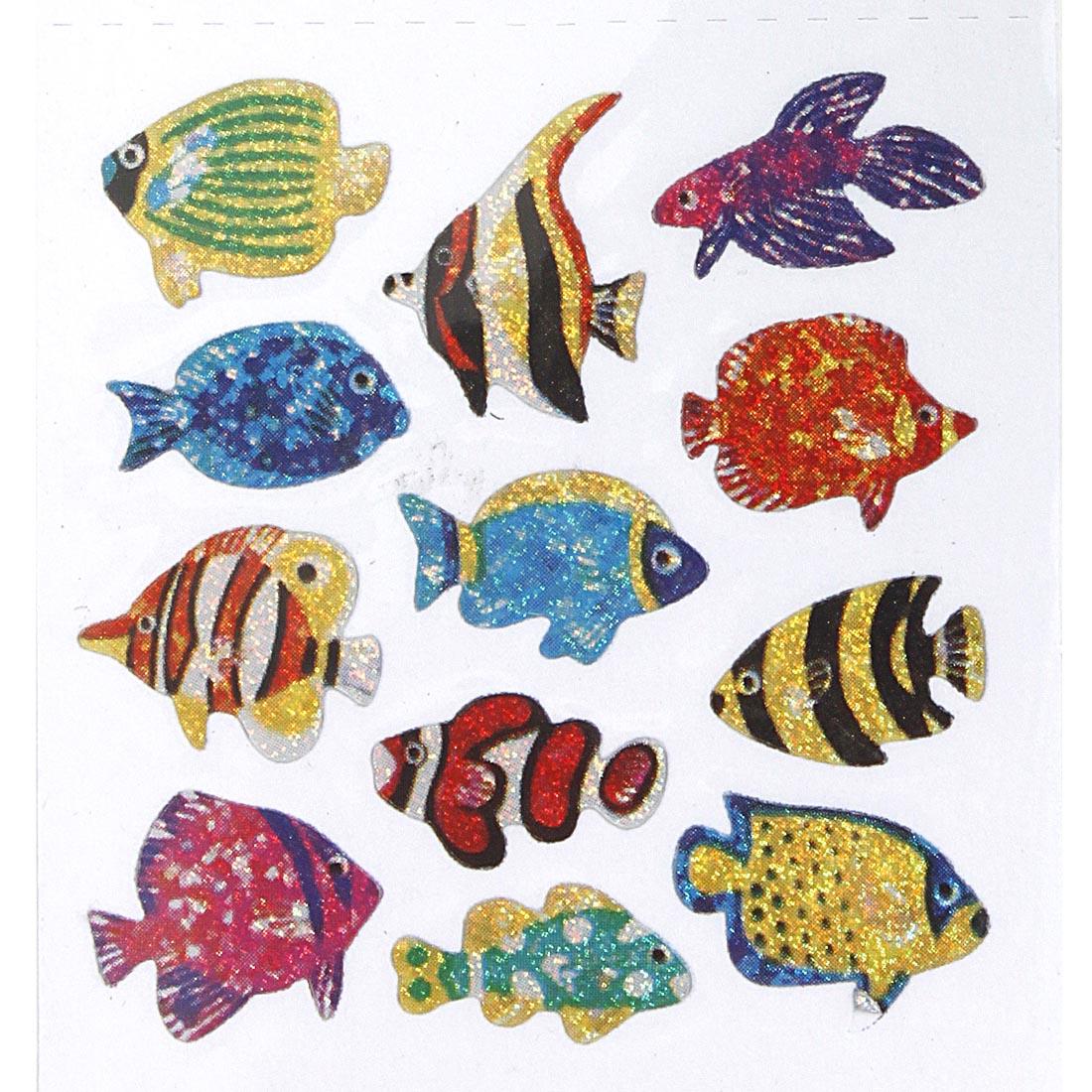 Tropical Fish Stickers