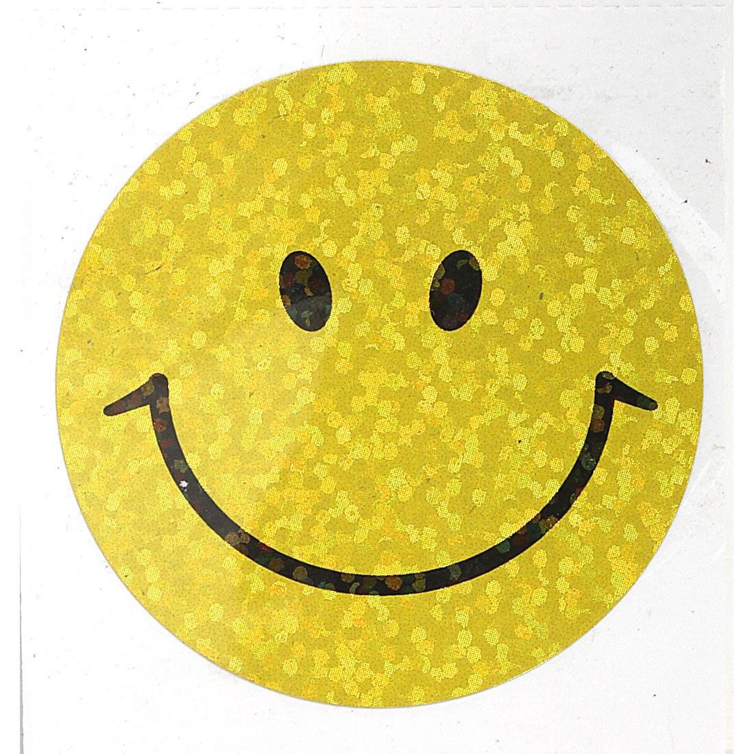 Yellow Happy Face Sticker