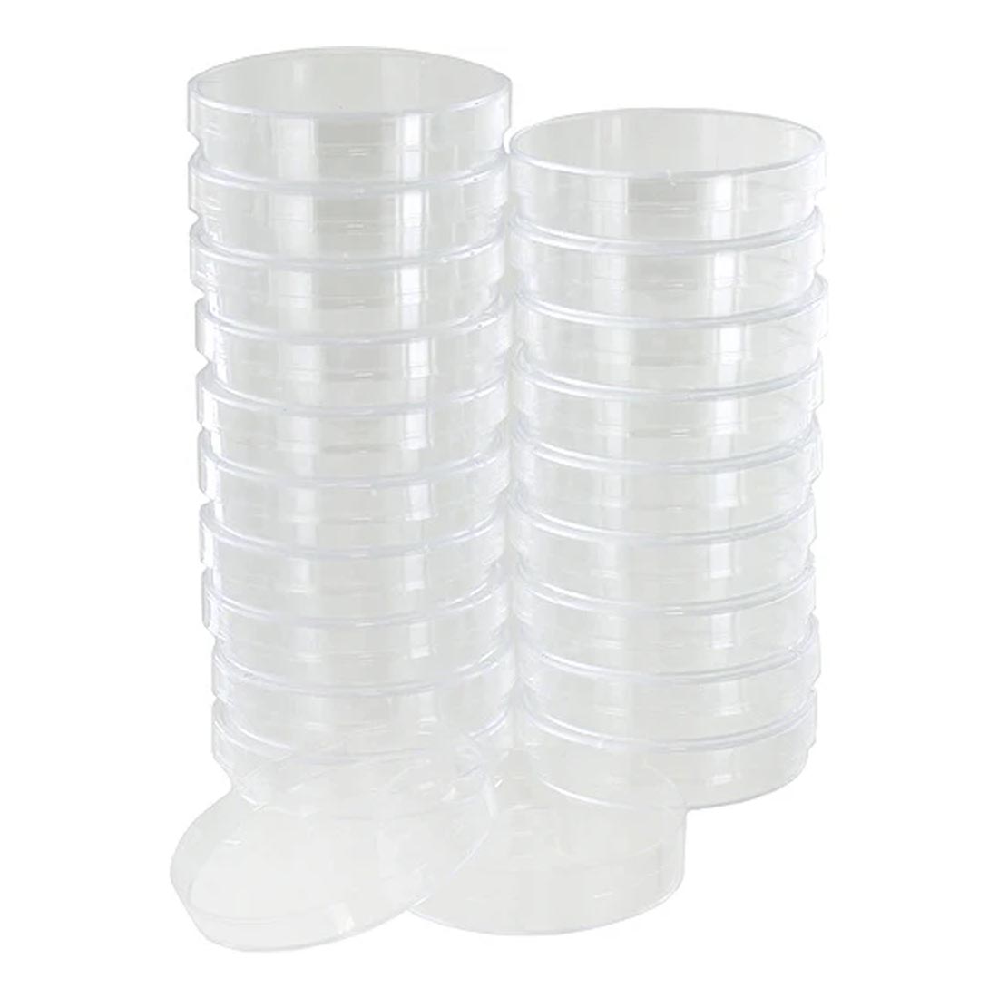 20 Plastic Petri Dishes