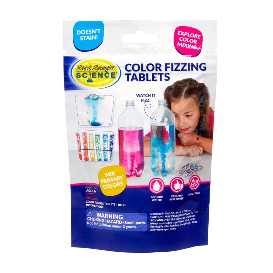 Color Fizzing Tablets Package