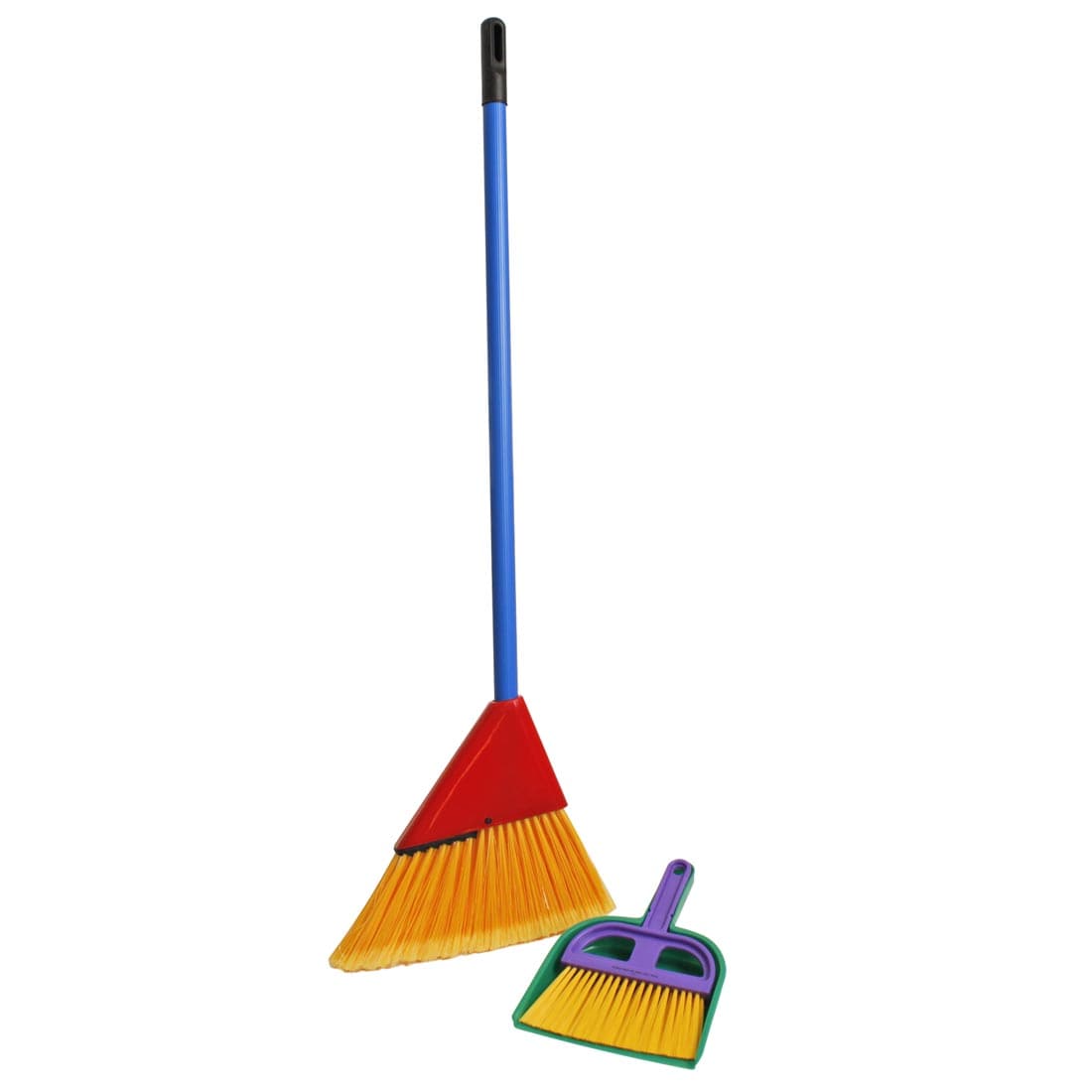 Junior Helper Broom Set with hand broom and dust pan