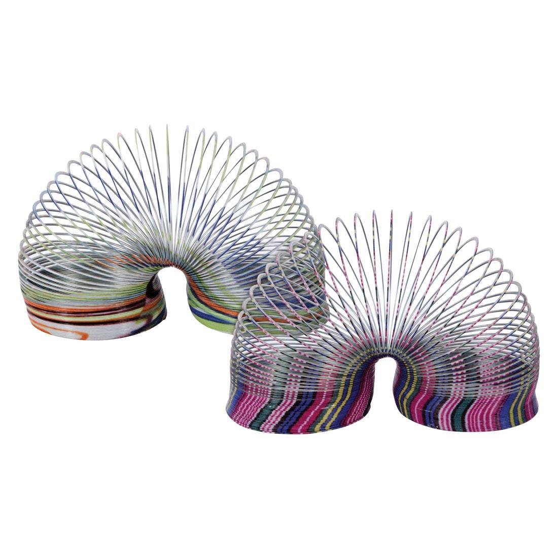 Two Colorful Metal Springs