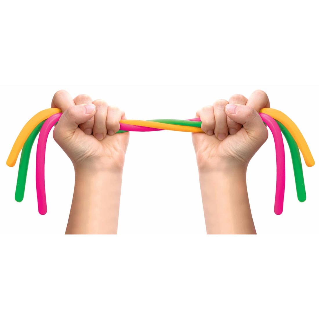 Hands stretching apart Noodlies