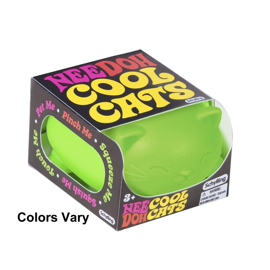 Nee Doh Cool Cat with the text Colors Vary