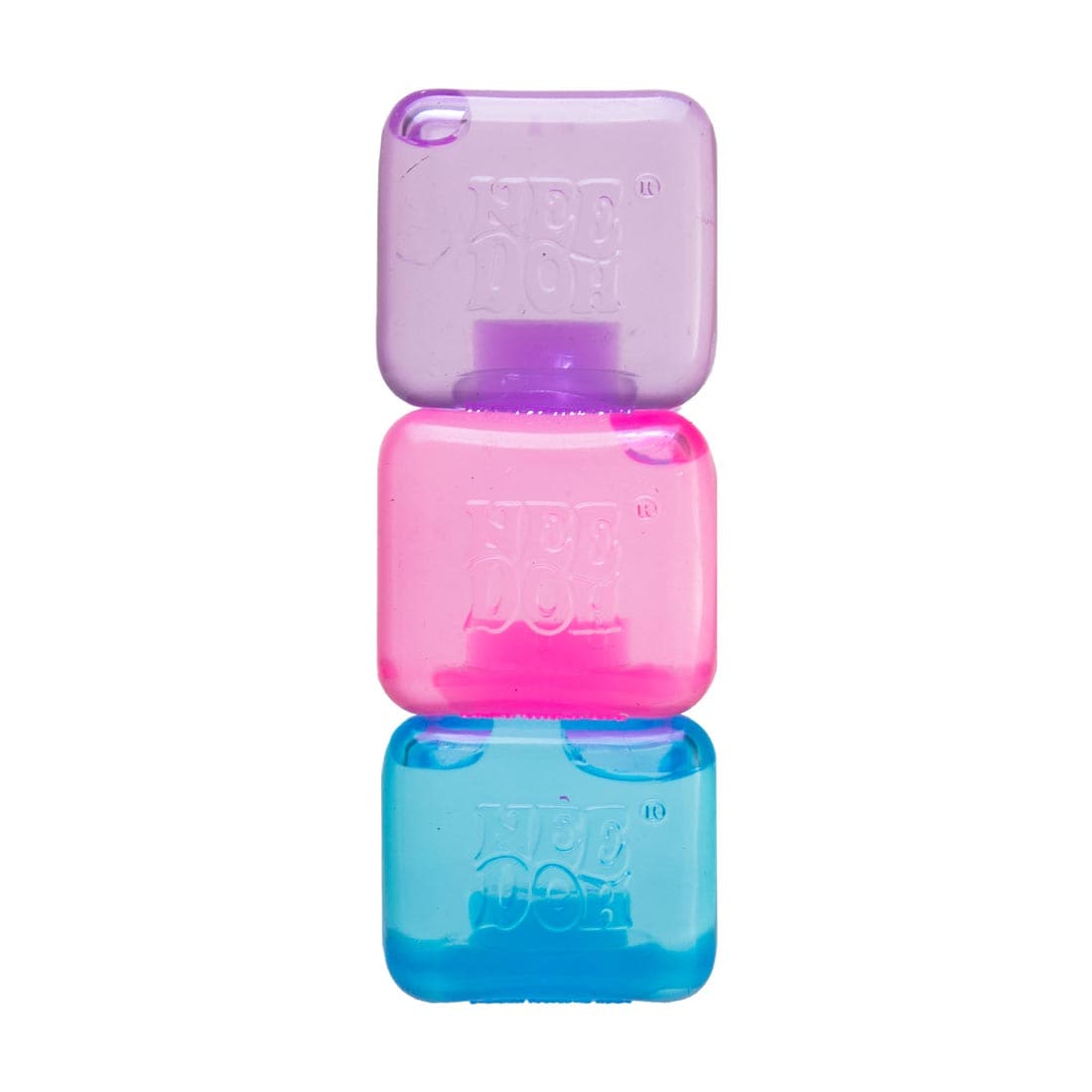 stack of 3 Nee Doh Nice Ice Baby fidget toys