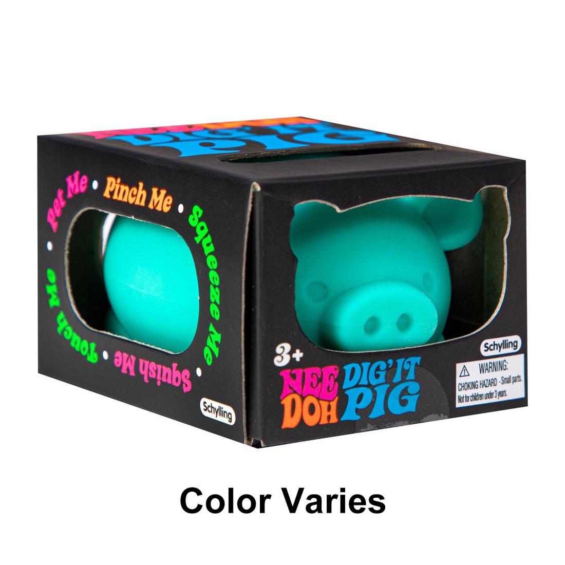 Nee Doh Dig It Pig with the text Color Varies