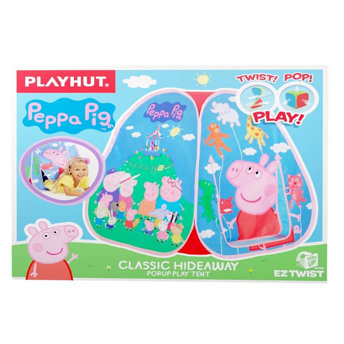Packaging of Peppa Pig Pop-Up Play Tent