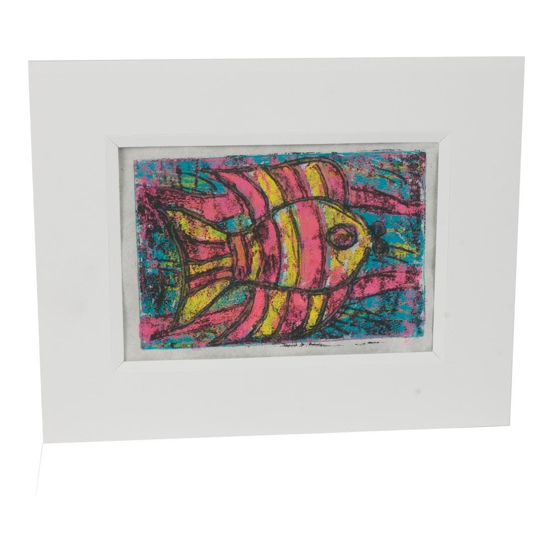 example artwork framed in a Stu-Art 16x20" Lightweight Economy Ready-Mat
