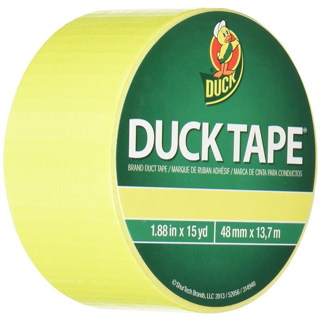 Neon Yellow Duck Tape