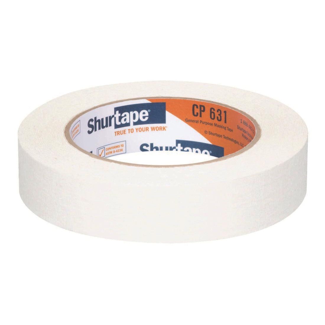 White Shurtape CP 631 General Purpose Masking Tape