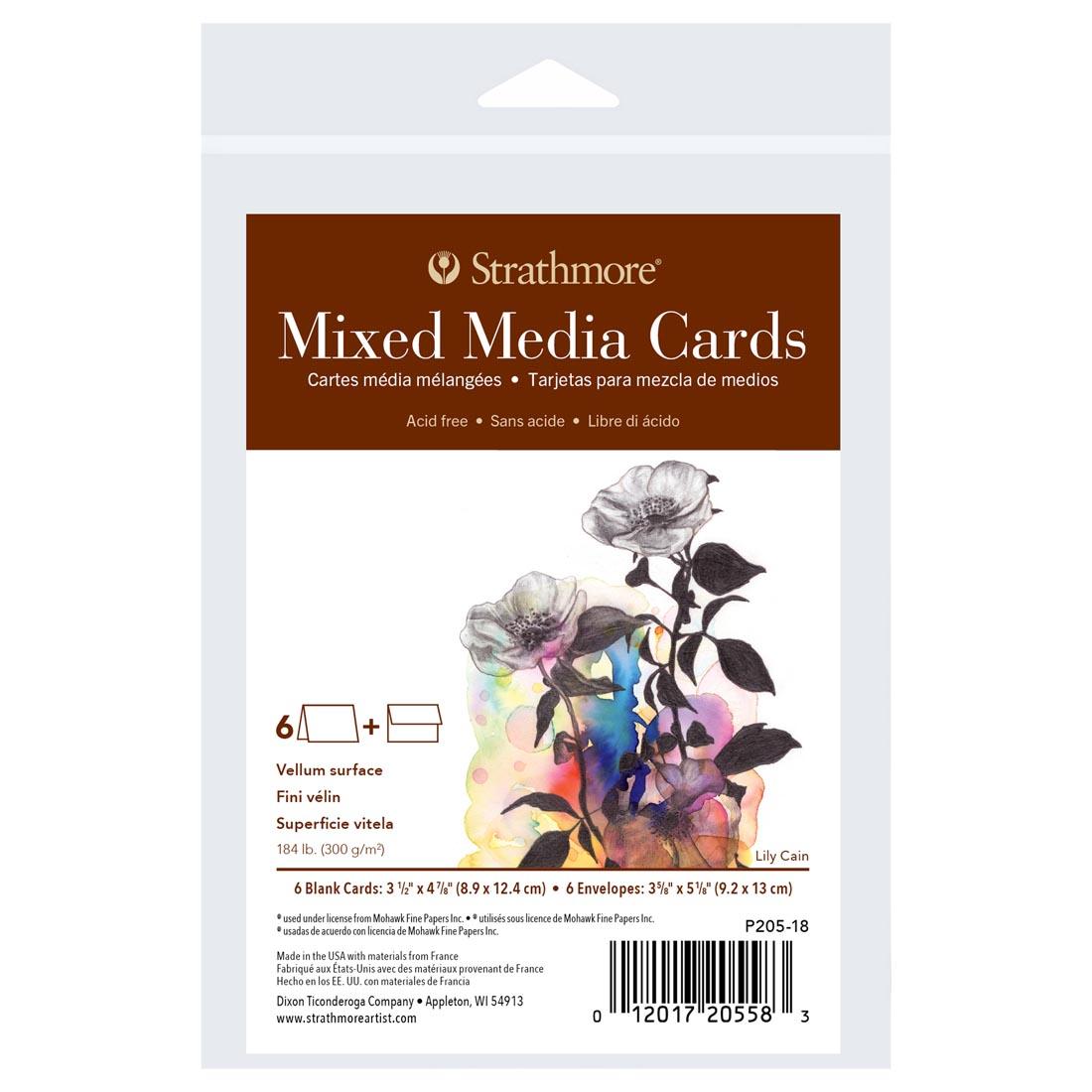 Strathmore Announcement Size Blank Mixed Media Cards