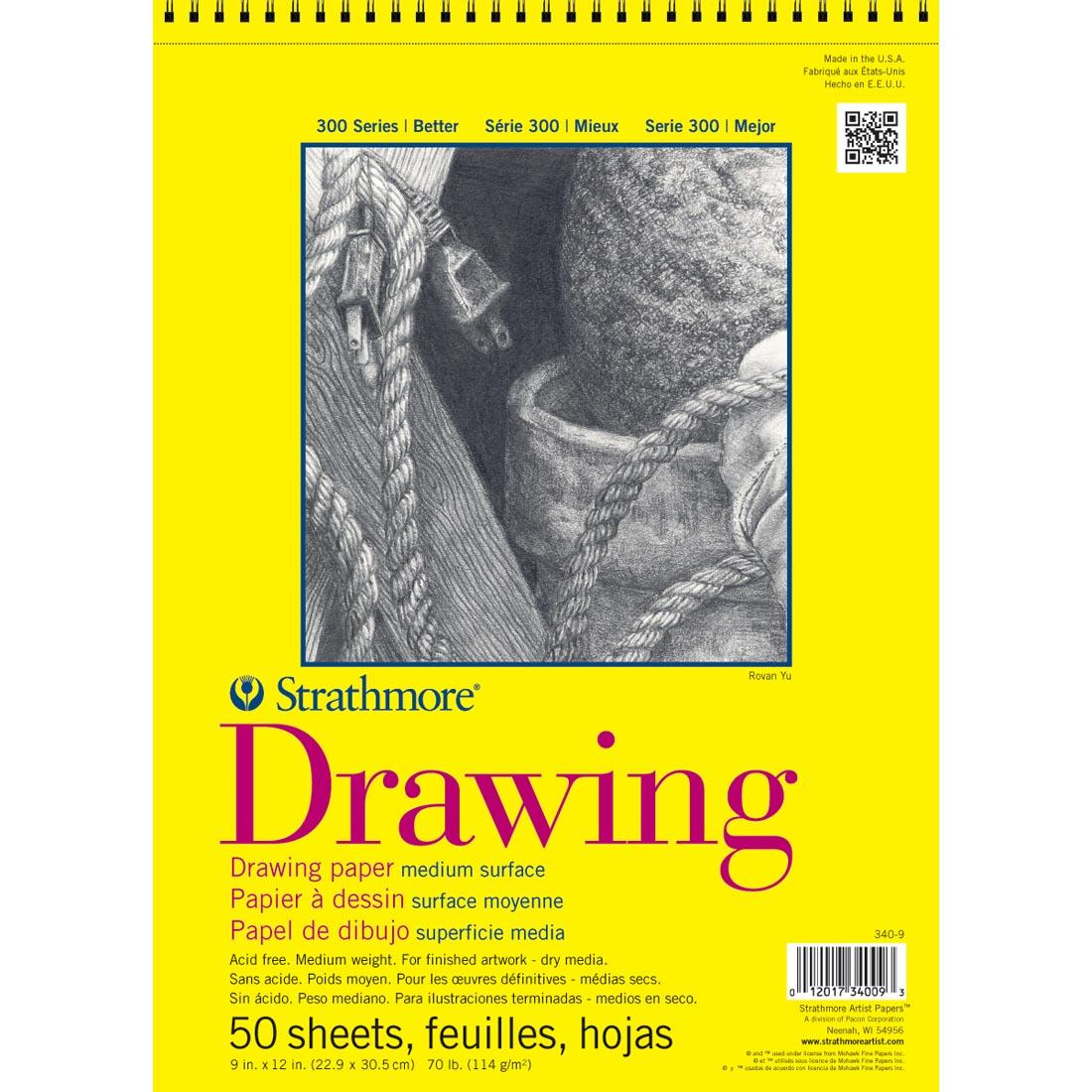 Strathmore 300 Series Drawing Paper Pad