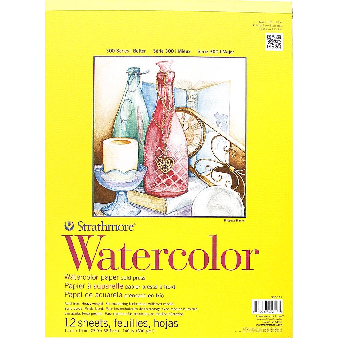 Strathmore 300 Series Watercolor Paper Pad