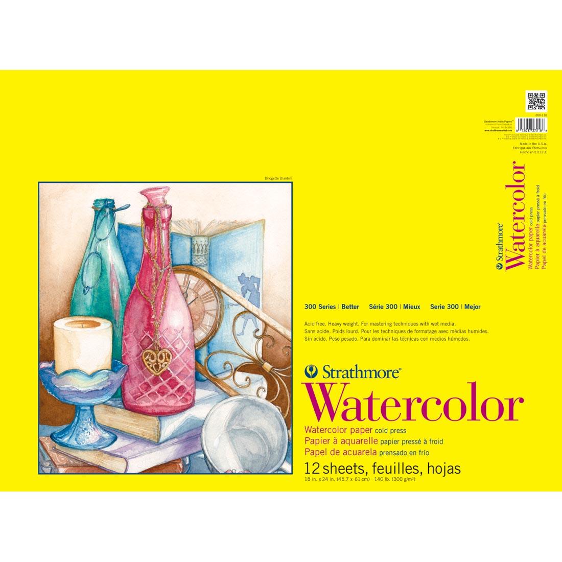 Strathmore 300 Series Watercolor Paper Pad