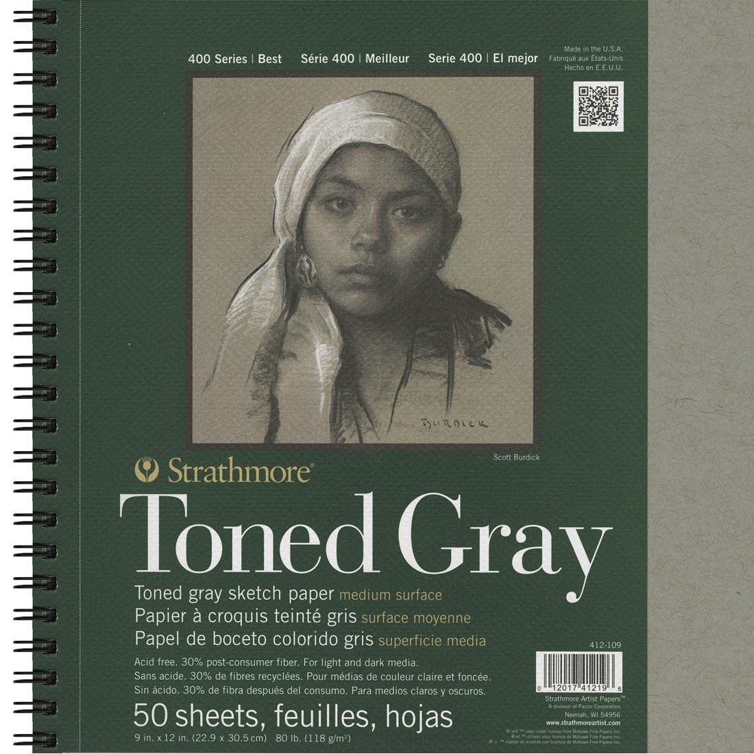 Strathmore 400 Series Toned Gray Paper Pad