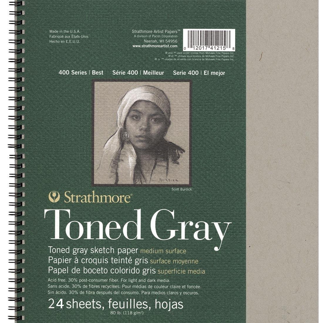 Strathmore 400 Series Toned Gray Paper Pad