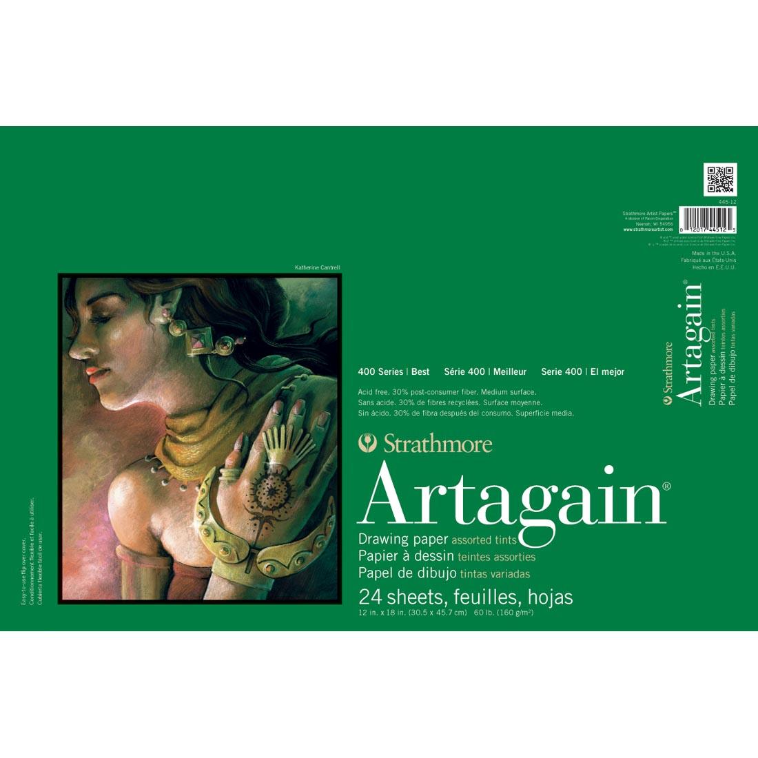 Strathmore 400 Series Artagain Recycled Paper Pad