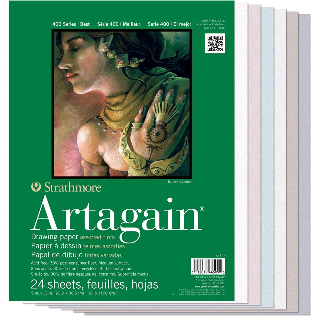 Strathmore 400 Series Artagain Drawing Pads, Black | Jerry's Artarama
