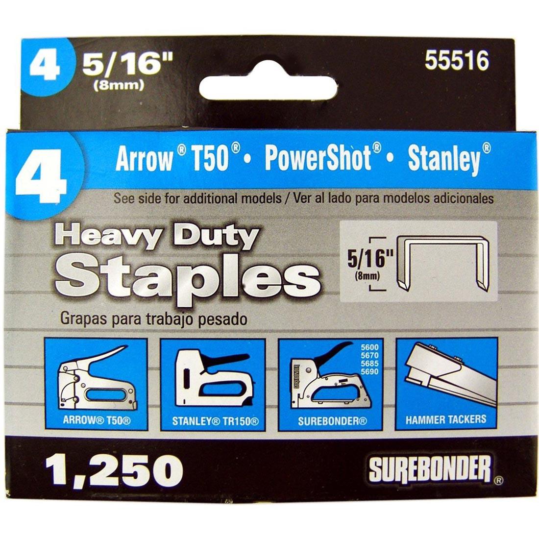 Surebonder 5/16" #4 Heavy-Duty Staples