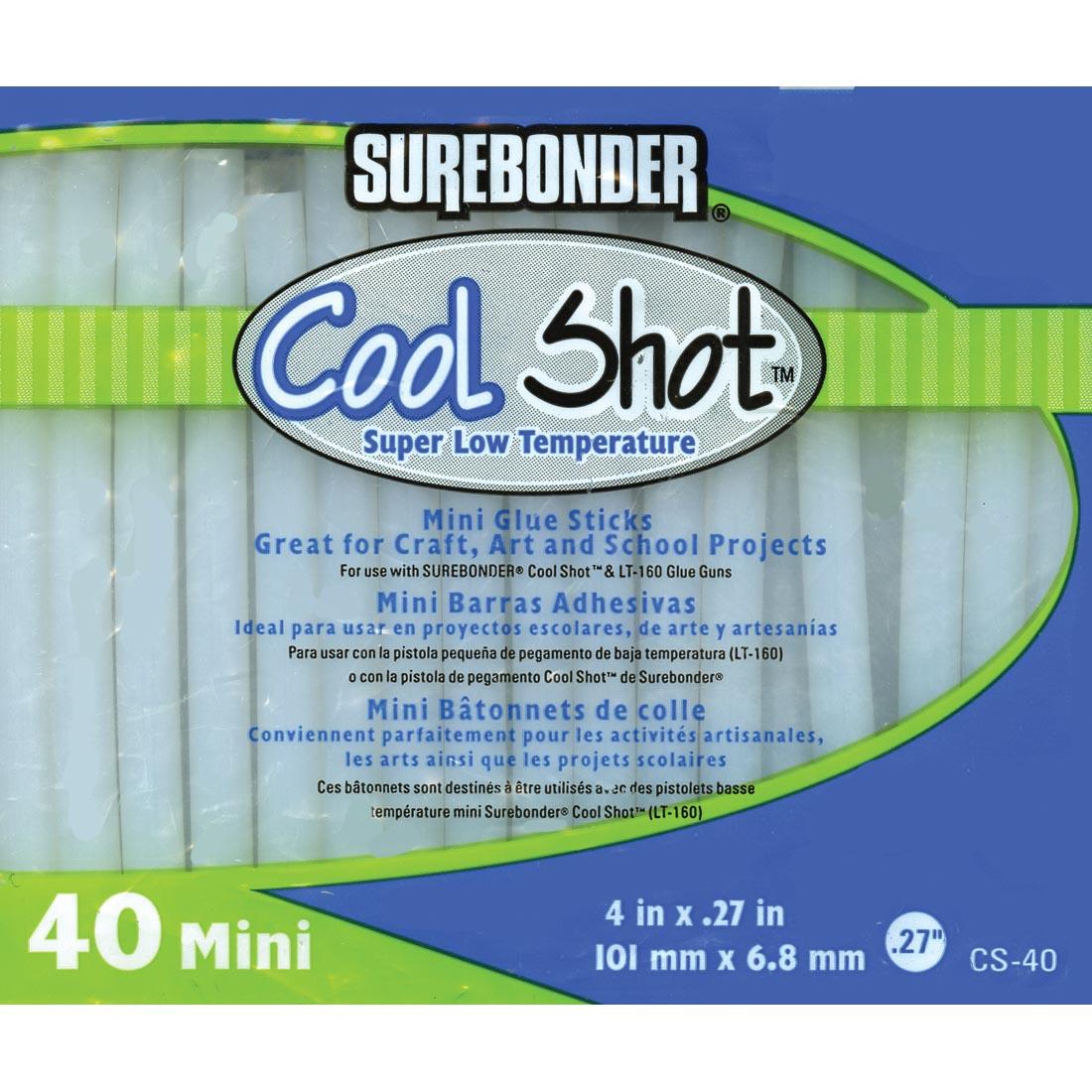 Surebonder Cool Shot Mini Glue Sticks