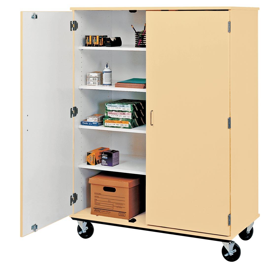 id Systems Large Adjustable Shelf Storage On The Go Maple