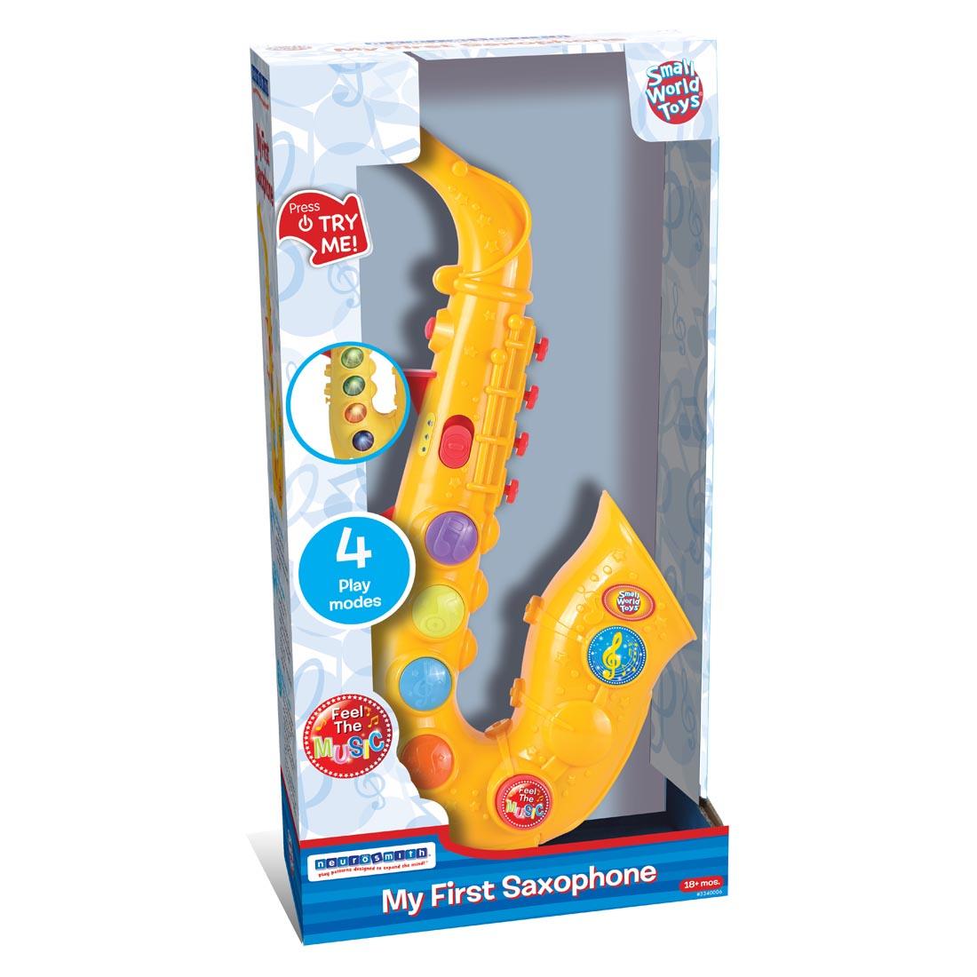 My First Saxophone By Small World Toys in package