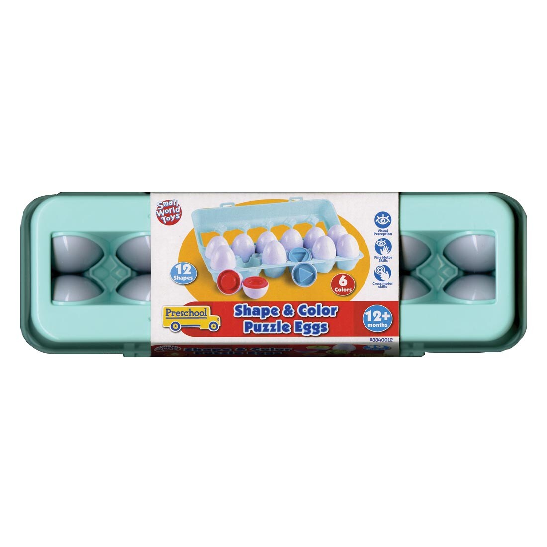 Shape & Color Puzzle Eggs in closed package
