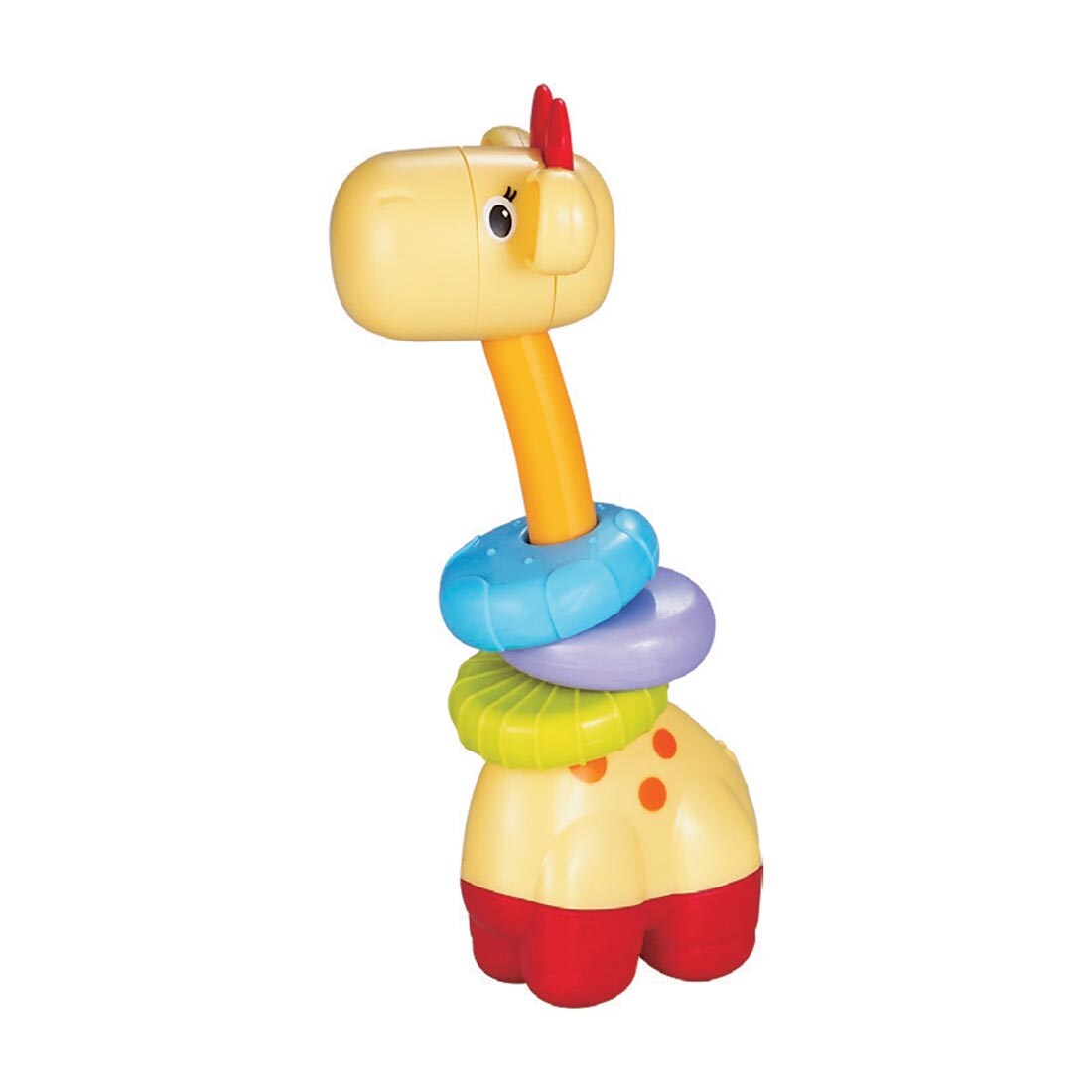 giraffe rattle from the IQ Baby 6-Piece Rattle Set